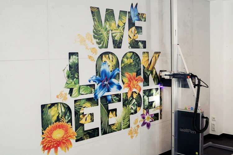 Direktdruck auf Betonwand Berlin